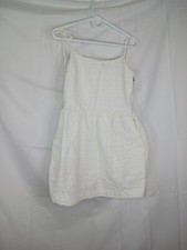 Gap  Designed & Crafted collection Women Size 4 White Striped Dress