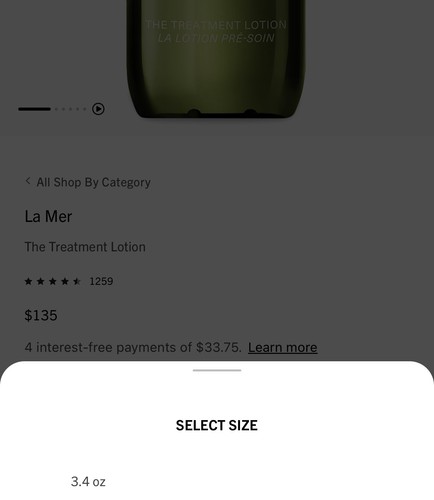 La Mer LA LOCIÓN DE TRATAMIENTO Tamaño de Viaje - 30ml/1oz - Imagen 5 de 6