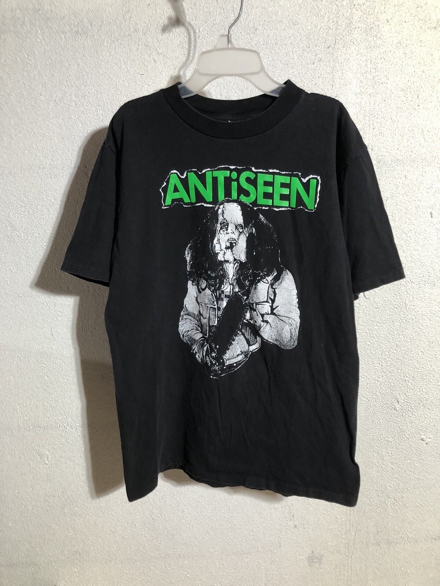 Vintage 90s ANTiSEEN Jeff Clayton Chainsaw Massacre T Shirt L GG