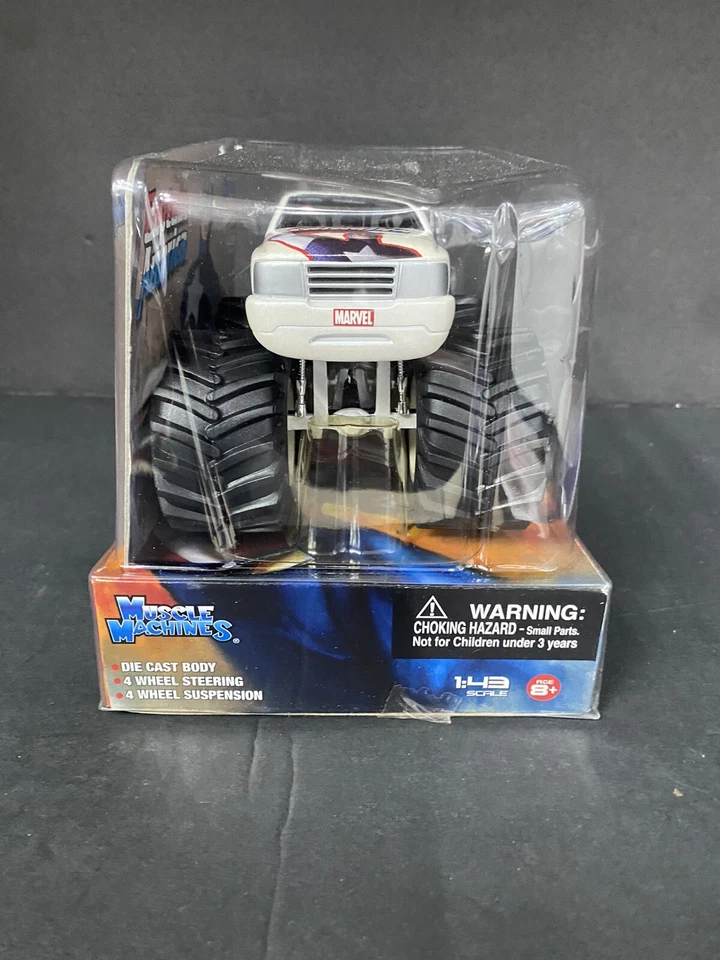 Muscle Machines Captain America Monster Truck 1:43 Scale New in Box NIB SEE PICS - Image 3 of 4