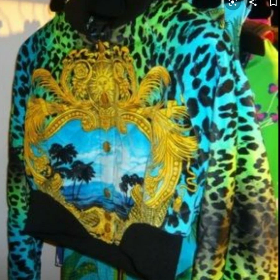 Versace shop leopard jacket