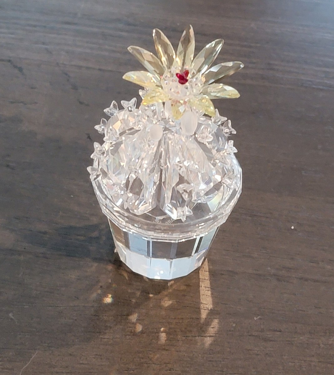 Swarovski Decorative Crystal Figurine, Cactus Flowering, 291549
