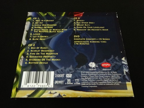 Grateful Dead Crimson White & Indigo JFK Philadelphia PA 7.7.89 1989 3 CD 1 DVD - Bild 4 von 12