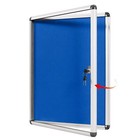 Lockable Notice Board Tamperproof Enclosed Display Board for Home Office