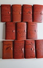 To My Daughter  MOM Engraved Leather Journal Notebook Diary Gift