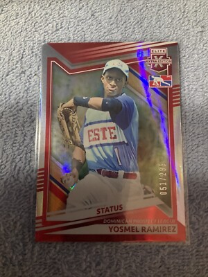 YOSMEL RAMIREZ DPL 2022 RED  Elite Extra Edition STATUS sp Rookie #182 #51/299