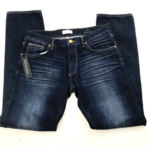 Greywire Mens 33x33 Slim Straight Jeans Brooklyn Medium Wash NWT (687) $188 - Picture 3 of 8