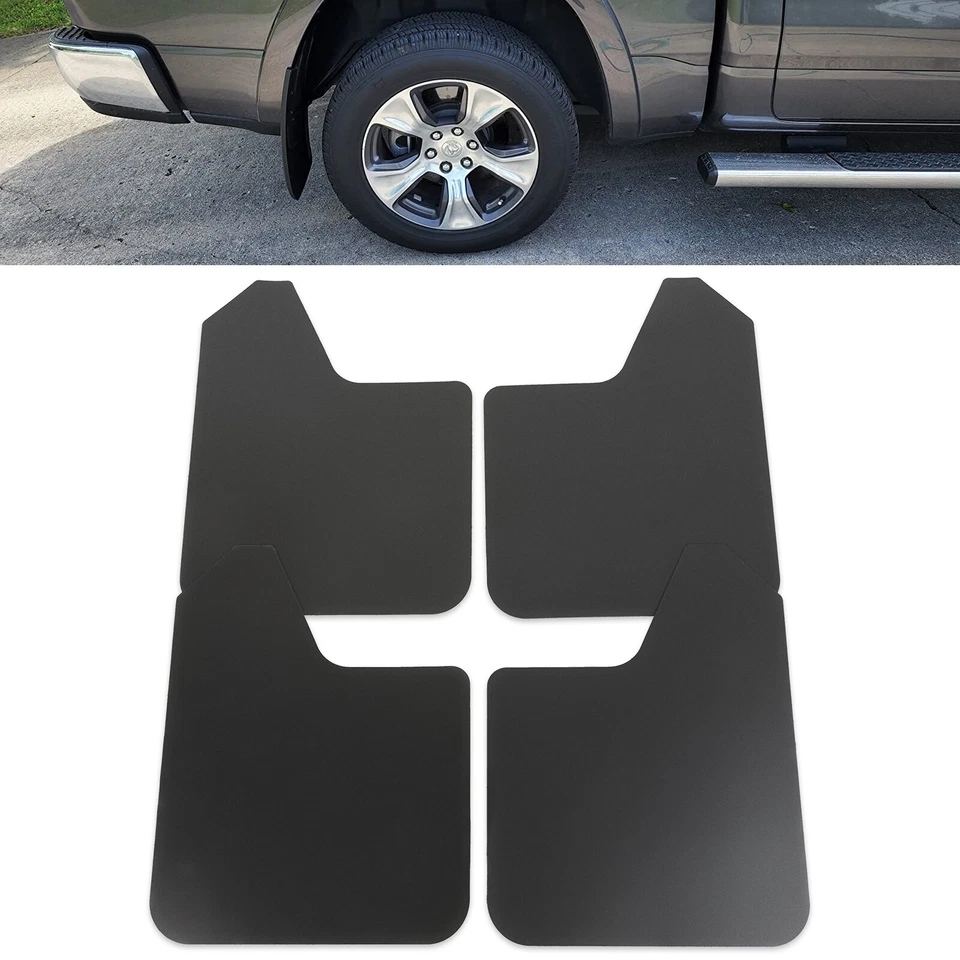 Truck Car Mud Flaps Splash Guards Flexible Fender Flares Black for Ford F-150 Foto 3 de 4
