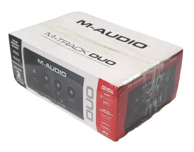 【新品・未開封】M-Audio USB M-Track DUO M-Audio M-Track Duo 2-Channel USB Interface for sale online