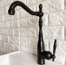Oil Rubbed Brass Kitchen Sink Faucet Basin Swivel Spout 360' Mixer Tap 2nf376