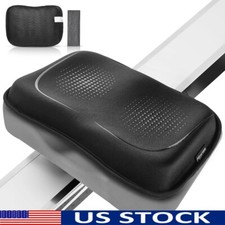 Rowing Machine Seat Cushion Memory Foam W/ Anti-slip Design Headband Duanble