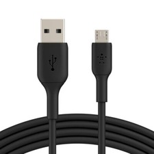 Belkin Micro-USB/USB Data Transfer Cable CAB005BT1MBK 3' ft BLACK NEW SEALED