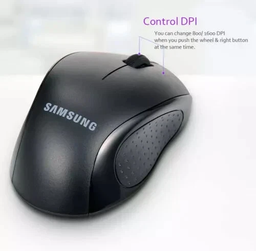 Samsung SMO-3550B 2.4G Wireless Mouse Mobile Optical Light Sensor 1600dpi - Image 3 of 4