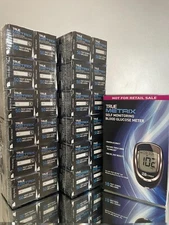 True Metrix Blood Glucose Test Strips 1200 ct. PLUS METER KIT. EXP 09/2026