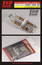 Top Studio Front Fork Set Honda Nsr 250 2000-2001 Hasegawa 1/12 Td23119