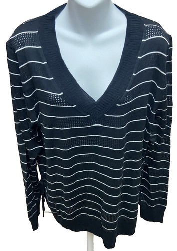 Maurices Pullover Sweater with hood Red Stripe size S | eBay