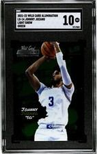 2021 Wild Card Alumination #14 Johnny Juzang Light Show GREEN SGC 10 GEM MINT