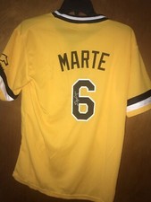 STARLING MARTE SIGNED AUTOGRAPHED PITTSBURGH PIRATES YOUTH XL JERSEY NEW RARE 2