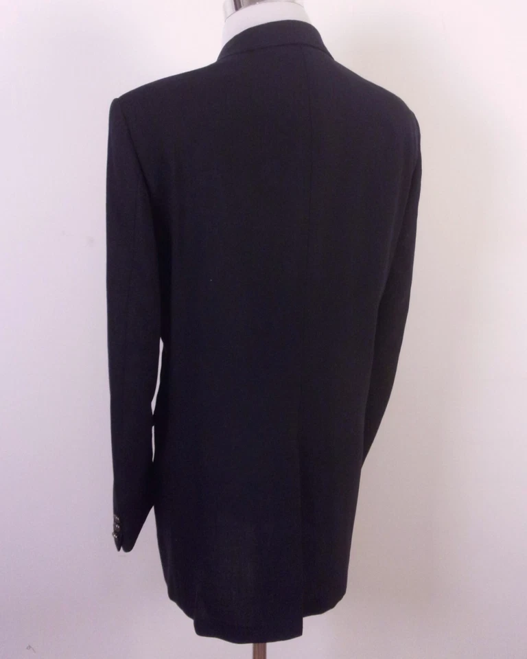 vintage 70s EUC HSM for Jack Nicklaus Golden Bear Navy Blue Blazer Golf sz 45 L - Image 3 of 4