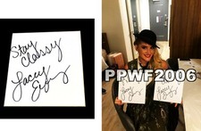 WWE LACEY EVANS SIGNED SHIKISHI BOARD AUTOGRAPHED WITH PROOF AND COA RARE 2