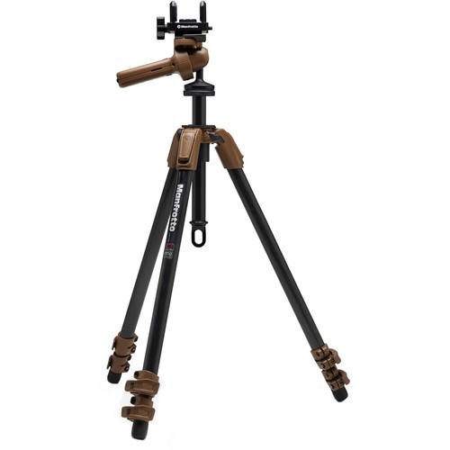 Manfrotto Alpha S.H.O.T. Grip Pro Carbon Fibre Tripod Kit + Ball Head Trigger QR - Picture 21 of 24