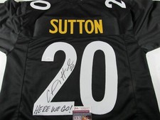 Cameron Sutton Pittsburgh Steelers Custom Pro Style Jersey Signed Autographed