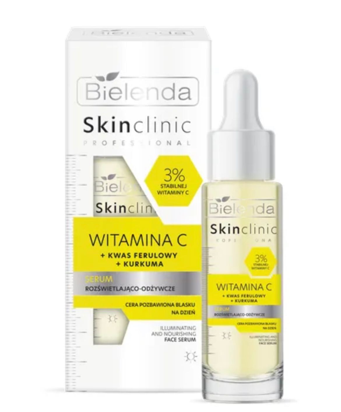 Bielenda Skin Clinic Professional Vit C Brightening Nourishing Day Serum 30ml - Image 3
