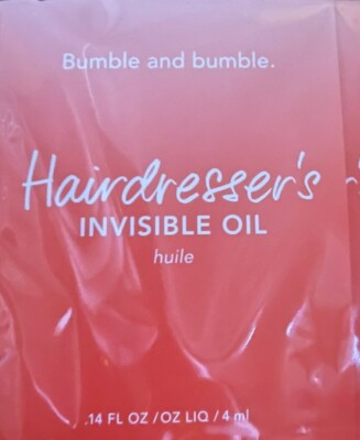 Bumble and bumble Hairdresser's Invisible Oil, 0.14oz, 4ml~NEW BUY NOW!!!