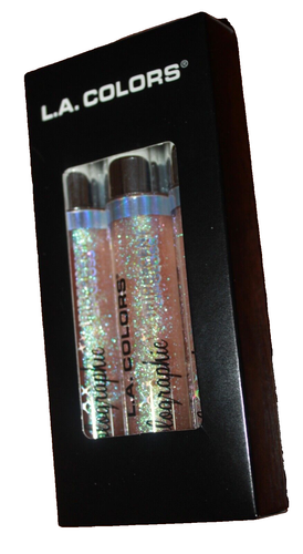 L.A. COLORS Holographic Iridescent Lipgloss CLG426 Glazed Donut LOT OF 3 - 第 1/4 張圖片