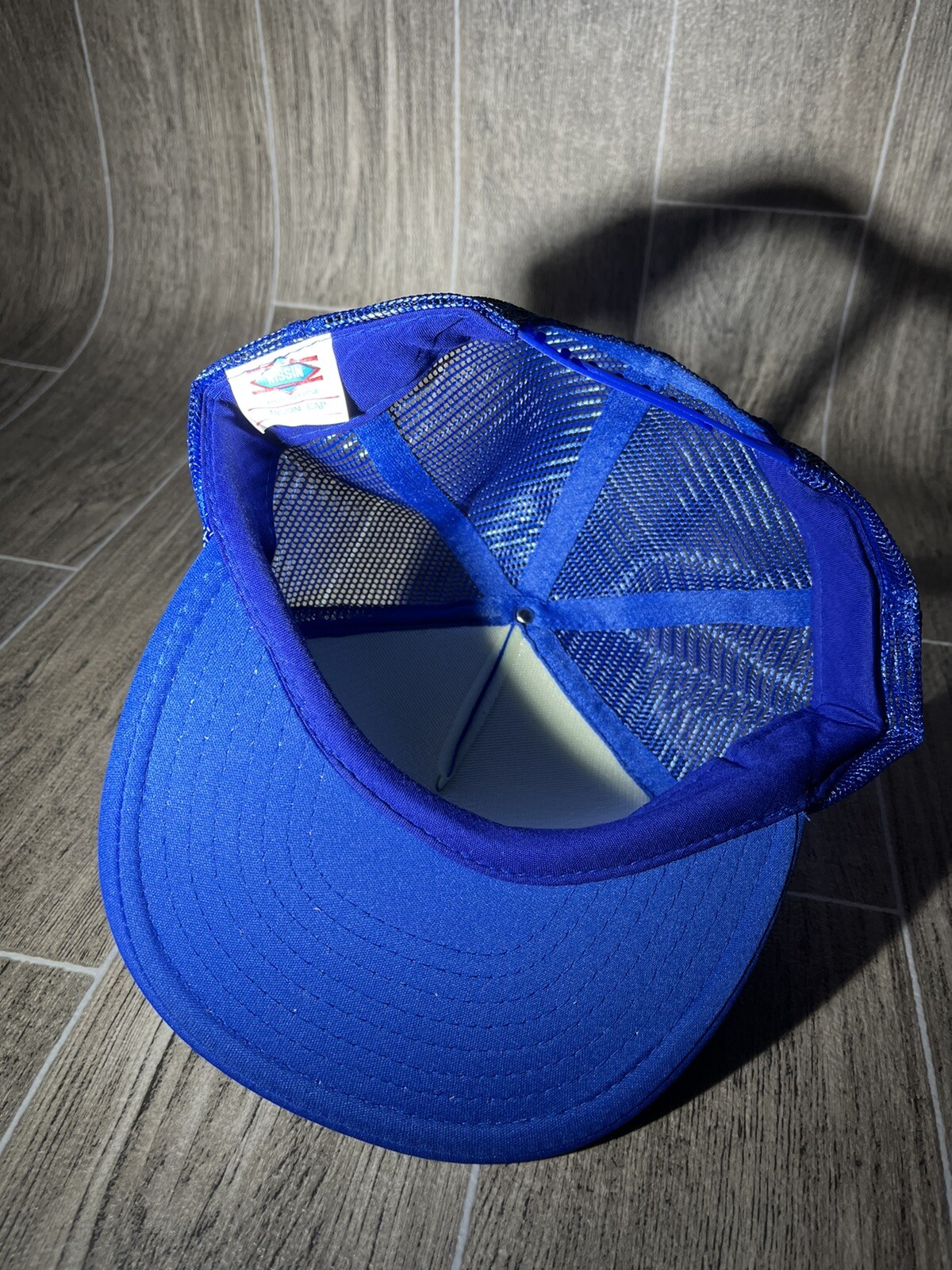 Silver Streak Replacement Parts Blue Mesh Trucker Snapback hat Nissin