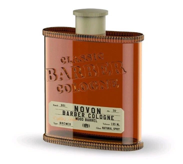 ( 79,33€/ L ) Novon Barber Cologne Red Wood Barrel 150ml Aftershave Rasierwasser
