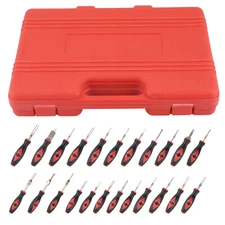 23pc  Auto Wire Terminal Connector Release Removal Crimp Pin Extractor Tool Kit