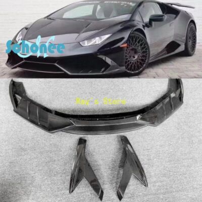 Carbon Fiber Front Bumper Lip Diffuser For Lamborghini Huracan LP610 MSY Style