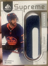 Darnelll Nurse 2022/2023 Upper Deck  SP Game Used Hockey Supreme 14/15