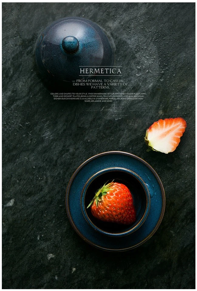 2XPorcelain Mini Butter Dish With Lid Storage Container Fine Dinning Handmade - Image 4 of 4