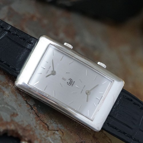 Chopard Retailed by Graff London Two Time Zone 18k White Gold Quartz 1990s - Picture 11 of 12