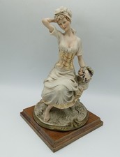 Florence Figurine Attributed to Giuseppe Armani Signed AG Italian Porcelain Lady