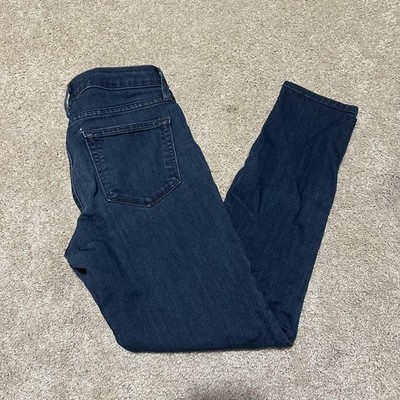 Just Black Skinny Jeans Womens 26 Blue Dark Wash Stretch Denim 26.5 Inseam