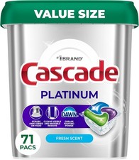 Cascade Platinum Dishwasher Detergent Pods, F...