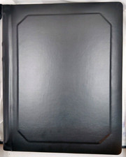 Professional 11x14 black Wedding/Parent Album 20 Photos Lther Bound Photographer