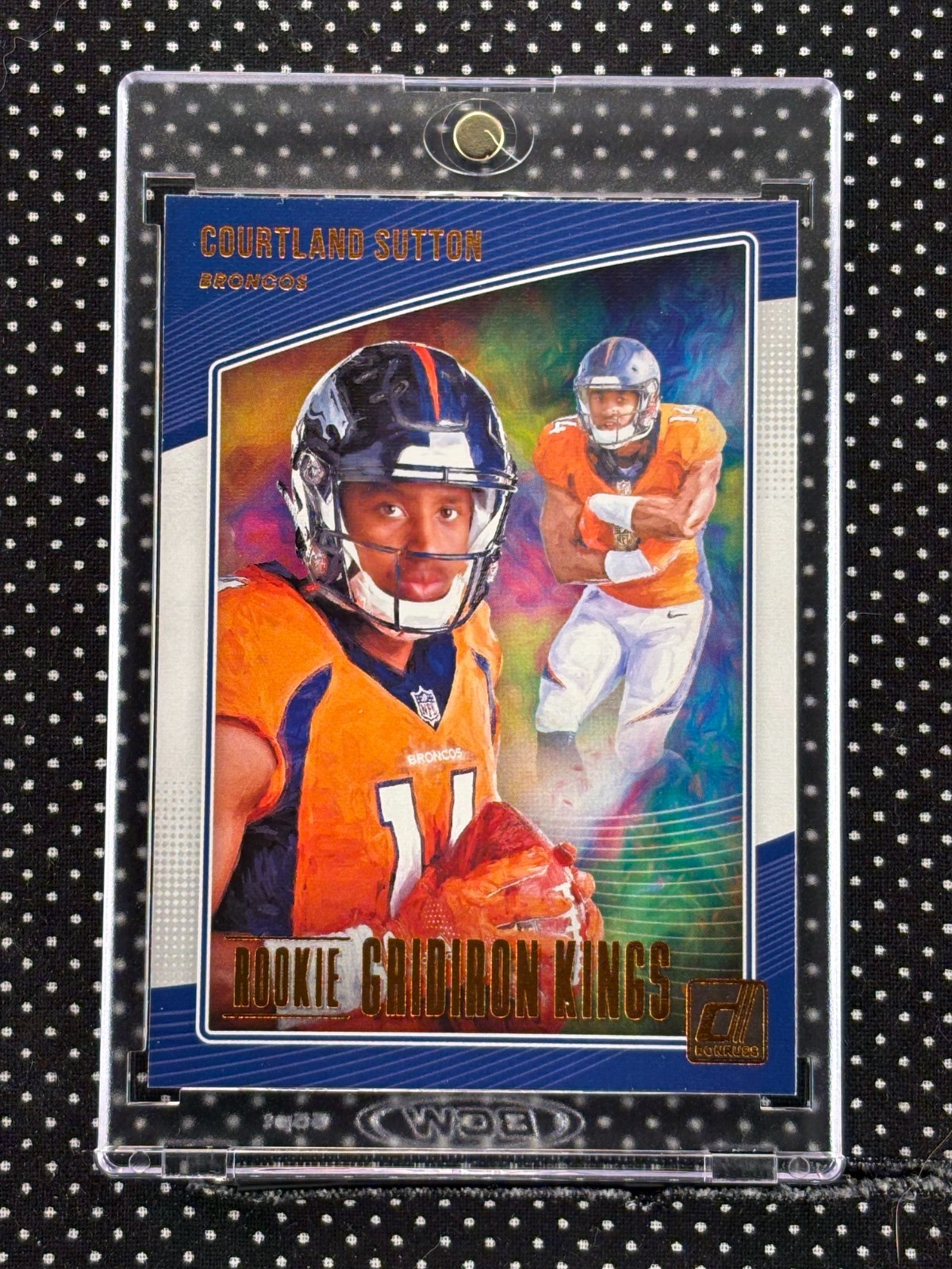 2018 Donruss Courtland Sutton Rookie Gridiron Kings Canvas RC Denver Broncos