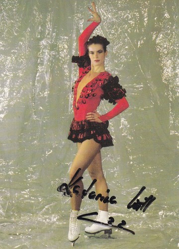 Autogramm - Katarina Witt (Eiskunstlaufen) - Kati Witt - DDR Karte