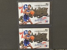 (2)2025-2026 Topps Basketball VJ Edgecombe Clutch City Prospects CC-3 RC Insert