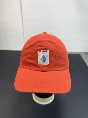 Quake City Caps Watering Can Adjustable Baseball Hat Orange Logo