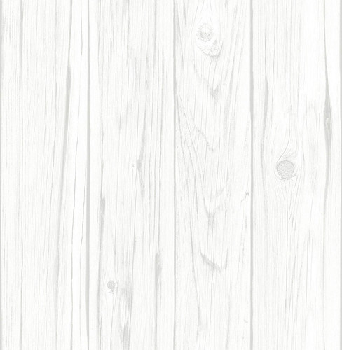 InHome NH3551 Barnwood Peel Stick Wallpaper, White & Off-White