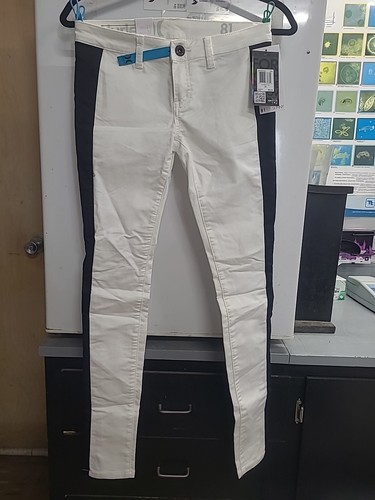 Jeans skinny donna Hurley 81 bianco taglia 25x32 nuovo con etichetta pantalone - Foto 1 di 3