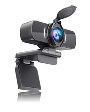 Webcam with Microphone, 1080P 30fps HD Webcams, USB 2.0 Computer Webcam, 3D N...