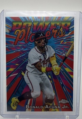 2025 Topps Chrome - Power Players Ronald Acuña Jr. #PP-7