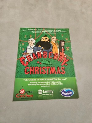 TPEEP440 MAGAZINWERBUNG 11X8'' OCEAN SPRAY - CRANBERRY WEIHNACHTEN 