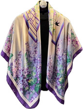 XL 43 Inch Extra Large Square Scarf Fashion Scarves Silk Feeling Hair Scarf Wrap